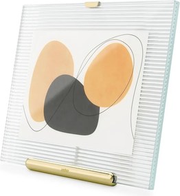 Стъклена стояща рамка в златист цвят 19x23 cm Flute – Umbra