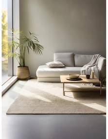 Кремав килим от юта 80x150 cm Bouclé - Hanse Home