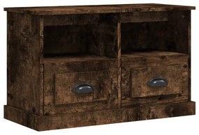 816285 vidaXL ТB шкаф, опушен дъб, 80x35x50 см, инженерно дърво