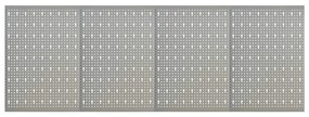 145350 vidaXL Стенни панели за инструменти, 4 бр, 40x58 см, стомана