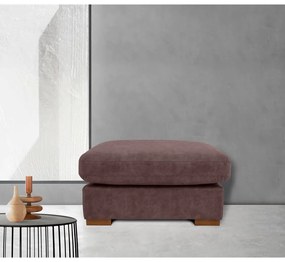 Тъмнокафява табуретка от изкуствена кожа Hamburg – Scandic