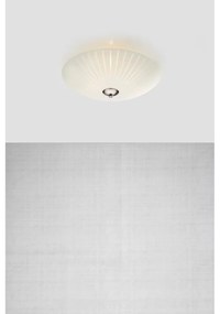 Бяло осветително тяло за таван със стъклен абажур ø 43 cm Cut – Markslöjd