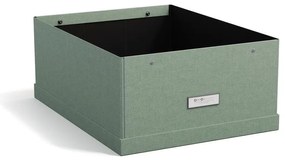 Картонена кутия за съхранение тюркоазена с капак 34,5x45x18,5 cm Katrin Canvas Paper Laminate – Bigso