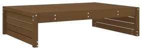 825754 vidaXL Градинска табуретка, меденокафява, 120x80 см, бор масив