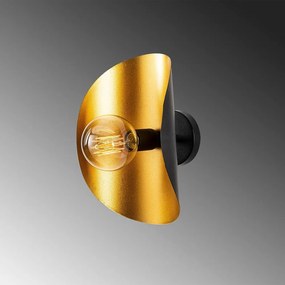 Черна и златисто стенна лампа Sivani – Opviq lights