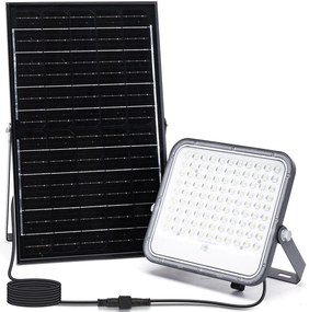Aigostar - LED RGBW соларен прожектор 150W, 3,4V, IP66, с д/у