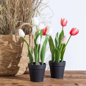 Изкуствено цвете (височина 31 cm) Tulips – Ixia
