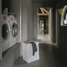 Торба за пране Brabantia 1001093, 55 л, Твърдо и отделящо се дъно, Магнитни дръжки, Сив