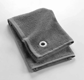 Антрацитна памучна кърпа от тери 50x50 cm Cuistot – douceur d'intérieur