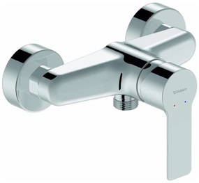 Duravit DC4230001010 - Стенен смесител за биде D-CODE, лъскав хром