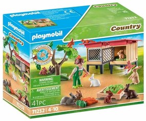 Playset Playmobil 71252 Country Rabbit Hutch 41 Части