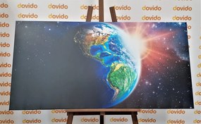 Картина на платно – Синя планета Земя