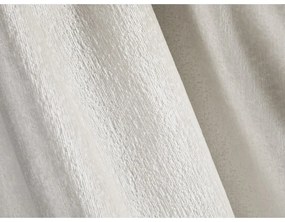 Кремаво тапицирано двойно легло с място за съхранение с включена подматрачна рамка 160x200 cm Lupine – Micadoni Home