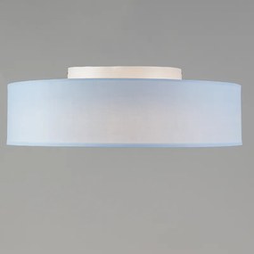 Таванна лампа синя 40 см с LED - Drum LED