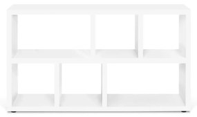 Бял шкаф за книги 150x83 cm Berlin - TemaHome