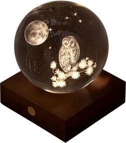 Преносима светлинна декорация с USB ø 8 cm Amber – Gingko