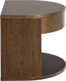 Нощно шкафче от декор от дъб в тъмно естествен цвят Paron – Actona