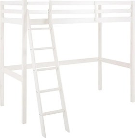 Бяло повдигнато легло от борова дървесина Alpi2 - Støraa