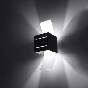 Черна стенна лампа Carlo – Nice Lamps