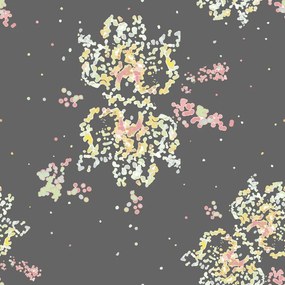 Тапет – Абстрактни клетки на сив фон