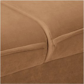 Кафяв кадифен диван 138 cm Juli – Ropez