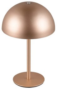 LED настолна лампа в бронзов цвят с метален абажур (височина 21 cm) Munoz – Trio