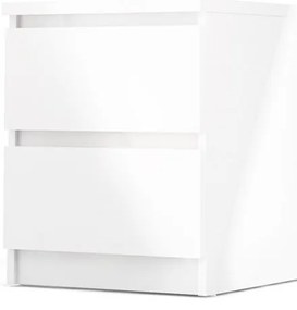 Бяло нощно шкафче Naia - Tvilum