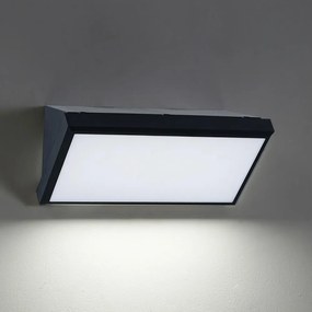 Brilagi - LED RGBW външно стенно осветително тяло TRIANGLE 1xE27/15W/230V черно IP65