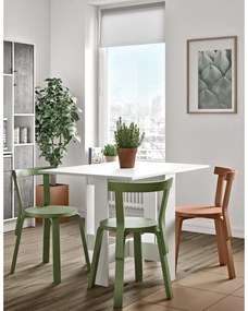 Сгъваема маса за хранене с бял плот 76x28 cm Papillon - TemaHome