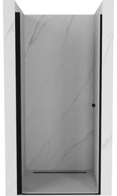 Mexen Pretoria врати за душ кабина отваряеми 90 cm, прозрачни, черни - 852-090-000-70-00