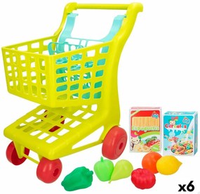 Кошница за Пазаруване Colorbaby My Home Играчка 9 Части 34 x 53,5 x 45 cm 6 броя