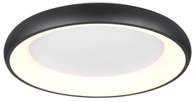 Черно LED затъмняващо се осветително тяло за таван Cardona – Trio