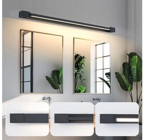 Brilagi-LED Огледално осветление за баня AQUA LINE LED/36W/230V 120 см IP44 черно