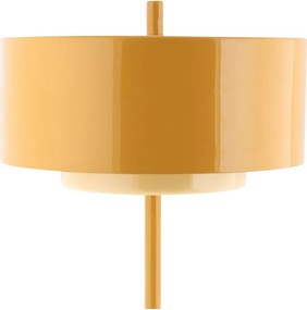 Метална настолна лампа в цвят жълта охра (височина 50 cm) Grato Anillo – Leitmotiv