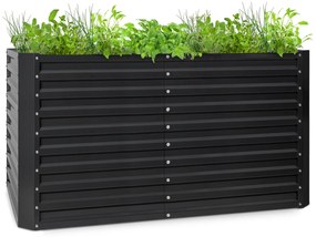 Blumfeldt High Grow Straight, повдигната леха, 200 x 90 x 100 cm, 1800 l, стомана