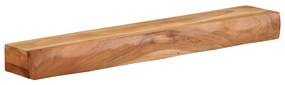 373631 vidaXL Стенни рафтове, 2 бр, 80x17x8 см, акациево дърво масив