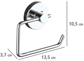 Сив самозалепващ се комплект аксесоари за баня Milazzo – Wenko