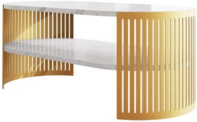 Холна маса Fikoli GD I-Бял мрамор