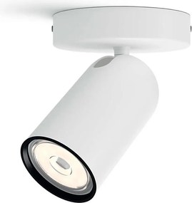 Philips - LED RGBW димируемо точково осветително тяло PONGEE 1xGU10/4,8W/230V бяло + дистанционно управление