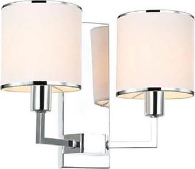 Open Design OR81497 - Настенна лампа CASA 2xE14/12W/230V лъскав хром/кремава