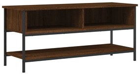 832787 vidaXL ТВ шкаф, кафяв дъб, 100x35x45 см, инженерно дърво