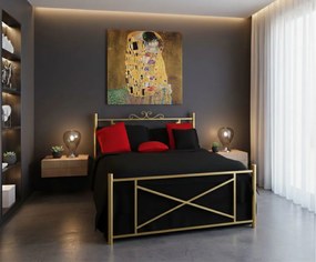 Легло Orion-90x200-Gold-Με ποδαρικό