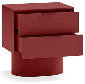 Червено нощно шкафче Totem – Teulat