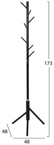 Закачалка HM9574.01 черен цвят