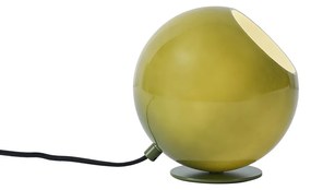 Ретро настолна лампа зелена със стъкло - Mabel