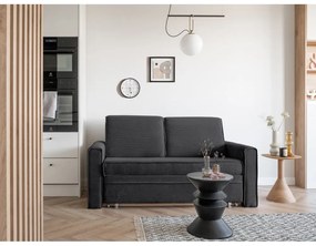 Тъмно сив разтегателен диван 168 cm Lucky Lucy - Miuform