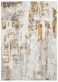 Kилим в светлосиво и златисто 80x150 cm Apollo – Think Rugs