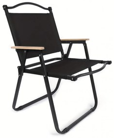 Сгъваем туристически стол с капацитет 130 кг - черен