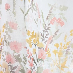 Бяла завеса от воал 140x229 cm Countryside Floral – Catherine Lansfield