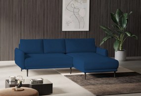 Ъглов диван Солас-син-десен